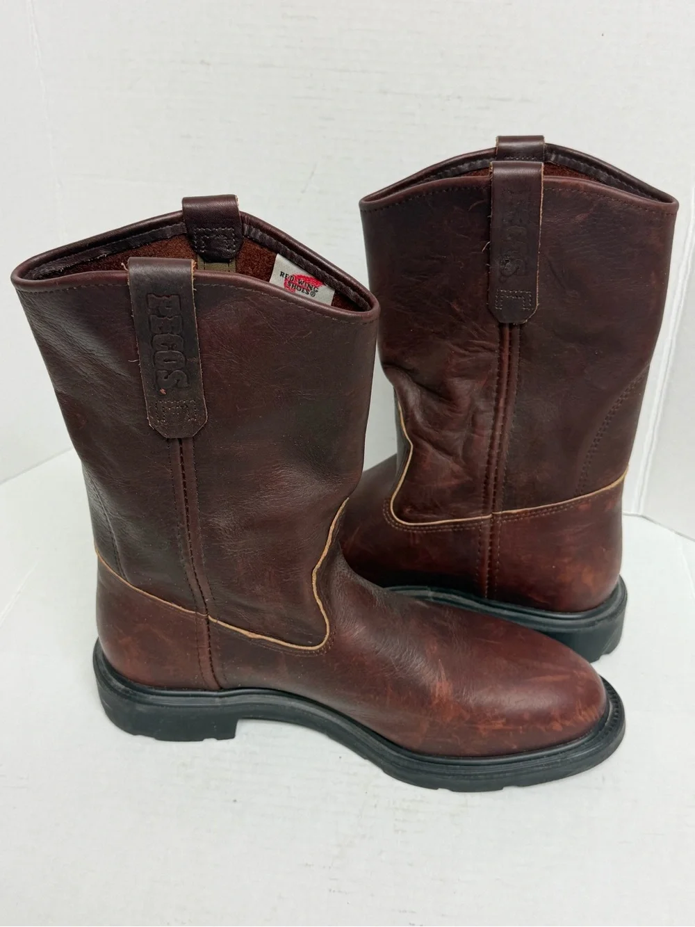 Red Wing ASTM F2892-11 EH 1132 Pecos Leather Boots Men’s US 10 Lightly Worn